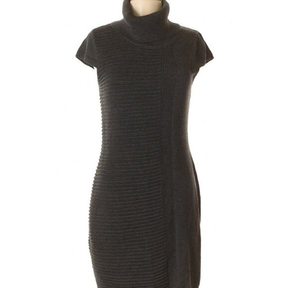 Marc New York Ribbed Cowl Neck Sweater Dress - Picture 1 of 7